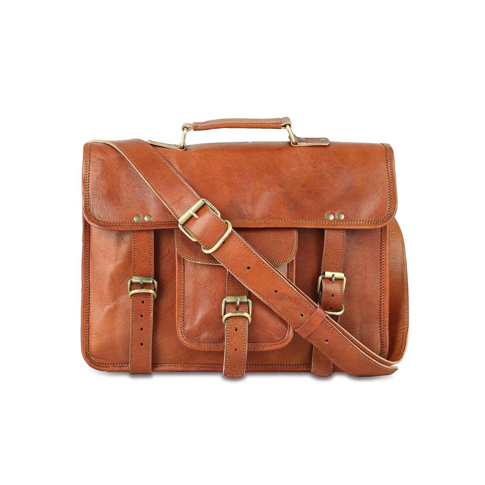 Berlin Leather Office Laptop Bag